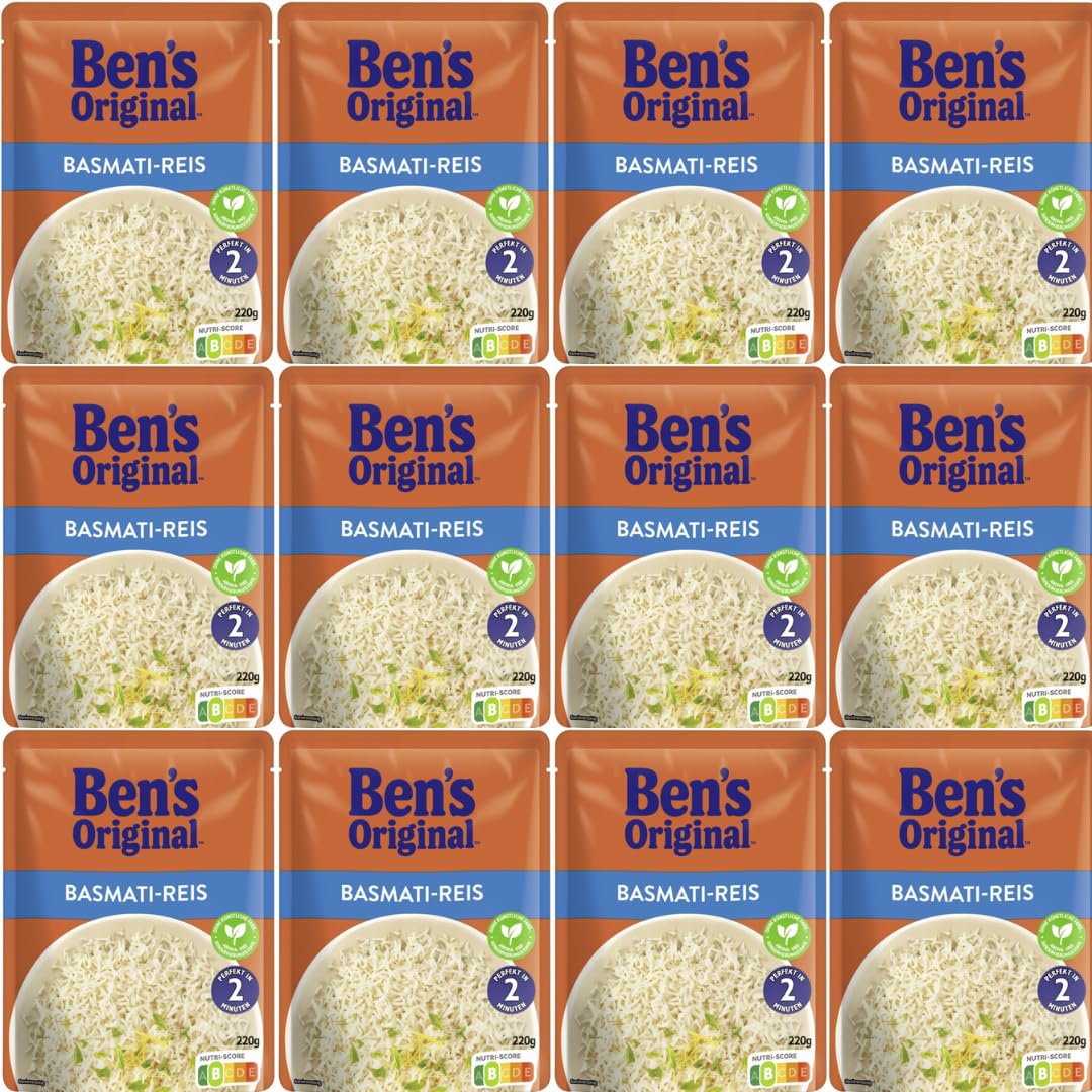 Ben's Original Basmati-Reis 220 gramm x 12 Stück