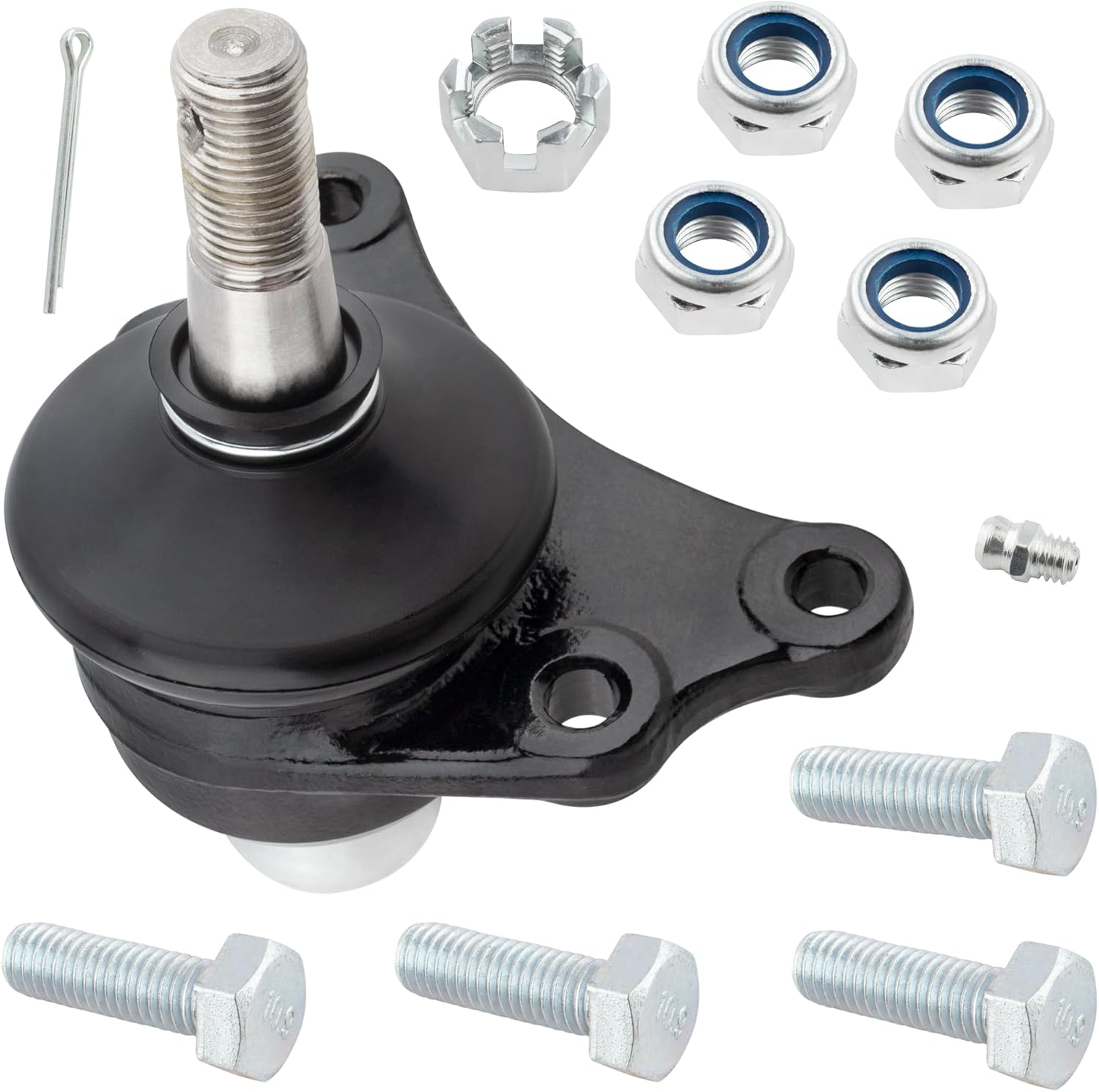 6pcs Front Inner & Outer Tie Rod End Front Upper Ball Joint for Toyota Pickup 1984 1985 1986 1987 1988 1989 1990 1991 1992 1993 1994 1995 2WD RWD ES2374 ES2376 K9343