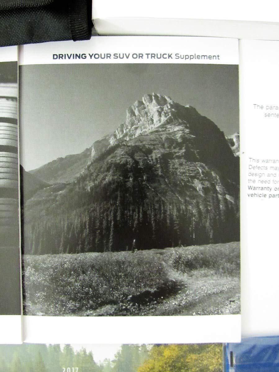 Page from the 2017 Ford Warranty Addendum