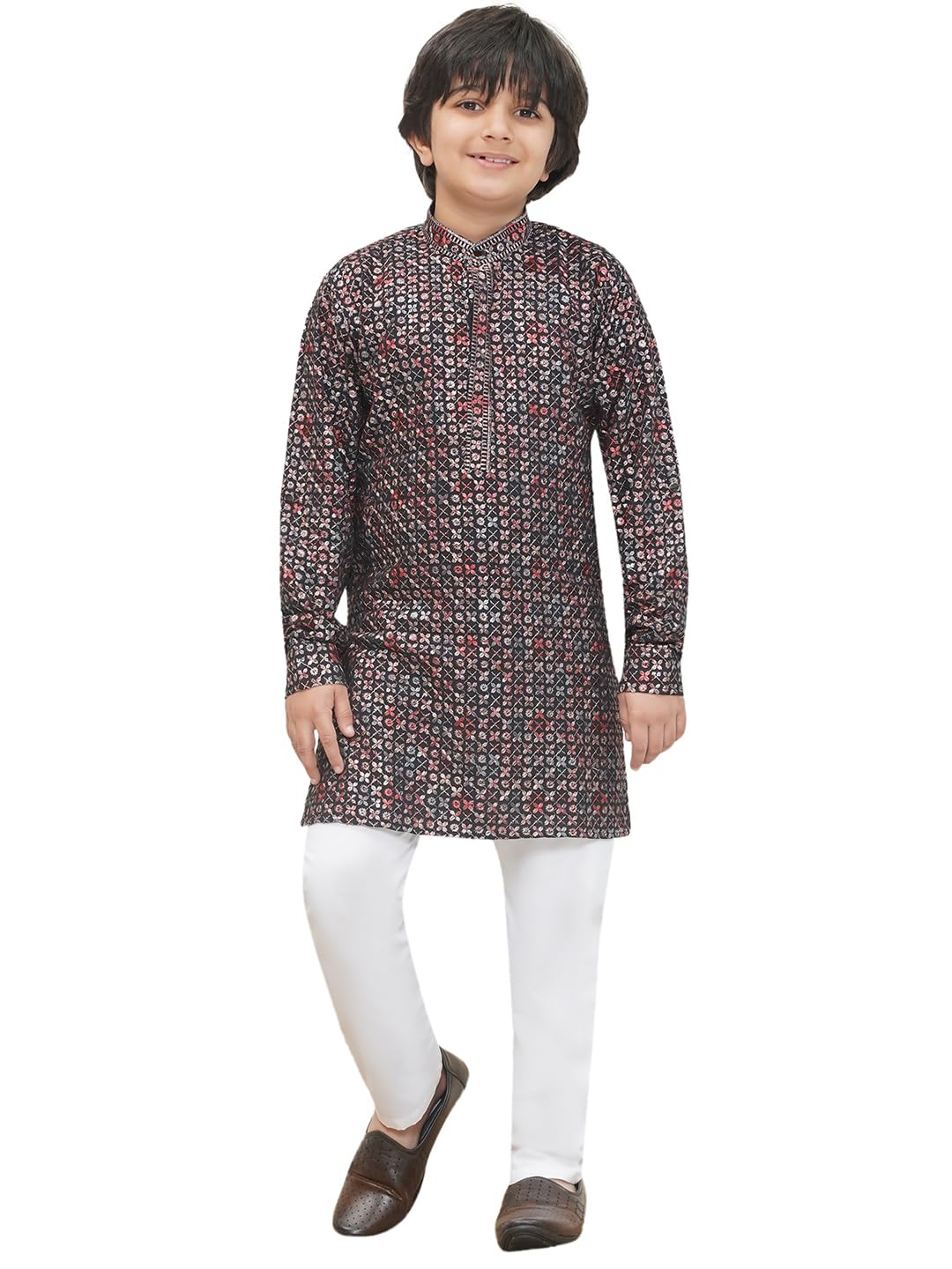 AJ DEZINES Kids Cotton Blend Full Sleeve Embroidered Kurta Pajama Set for Boys – Ethnic wear | Special Occasion | Mandarin Collar – Regular Fit AJ DEZINES Kids Cotton Blend Full Sleeve Embroidered Kurta Pajama Set for Boys – Ethnic wear | Special Occasion | Mandarin Collar – Regular Fit