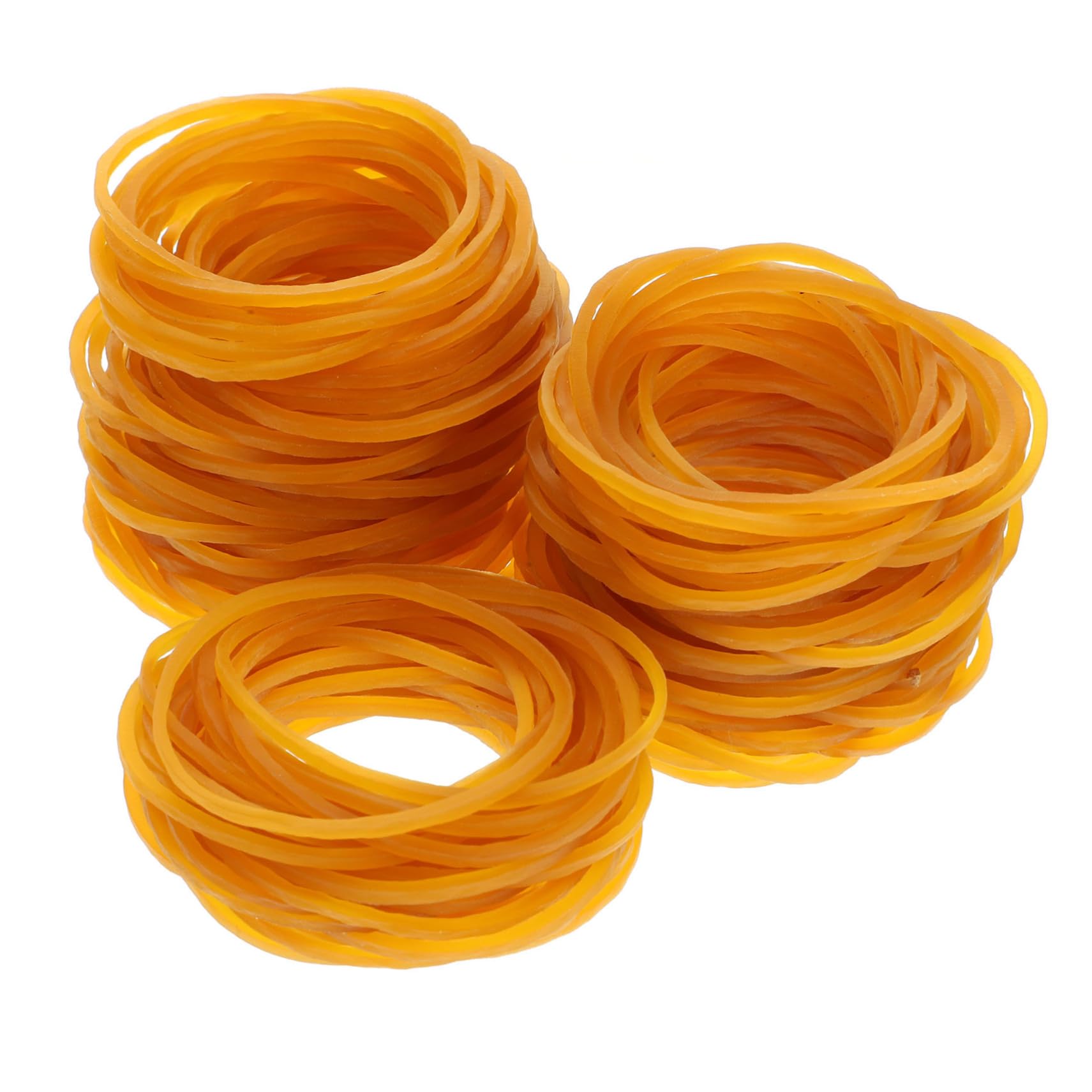 DOITOOL 4000 Stück Gummibänder Transparent Gelb Stark Elastisch Rubber Bands Für Büro Haushalt Bündeln Elastische Bänder