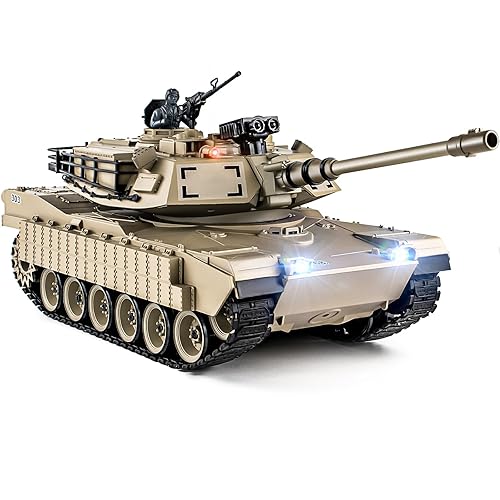 1/18 M1A2 Abrams RC Tank, 2.4G Remote Control Tank That