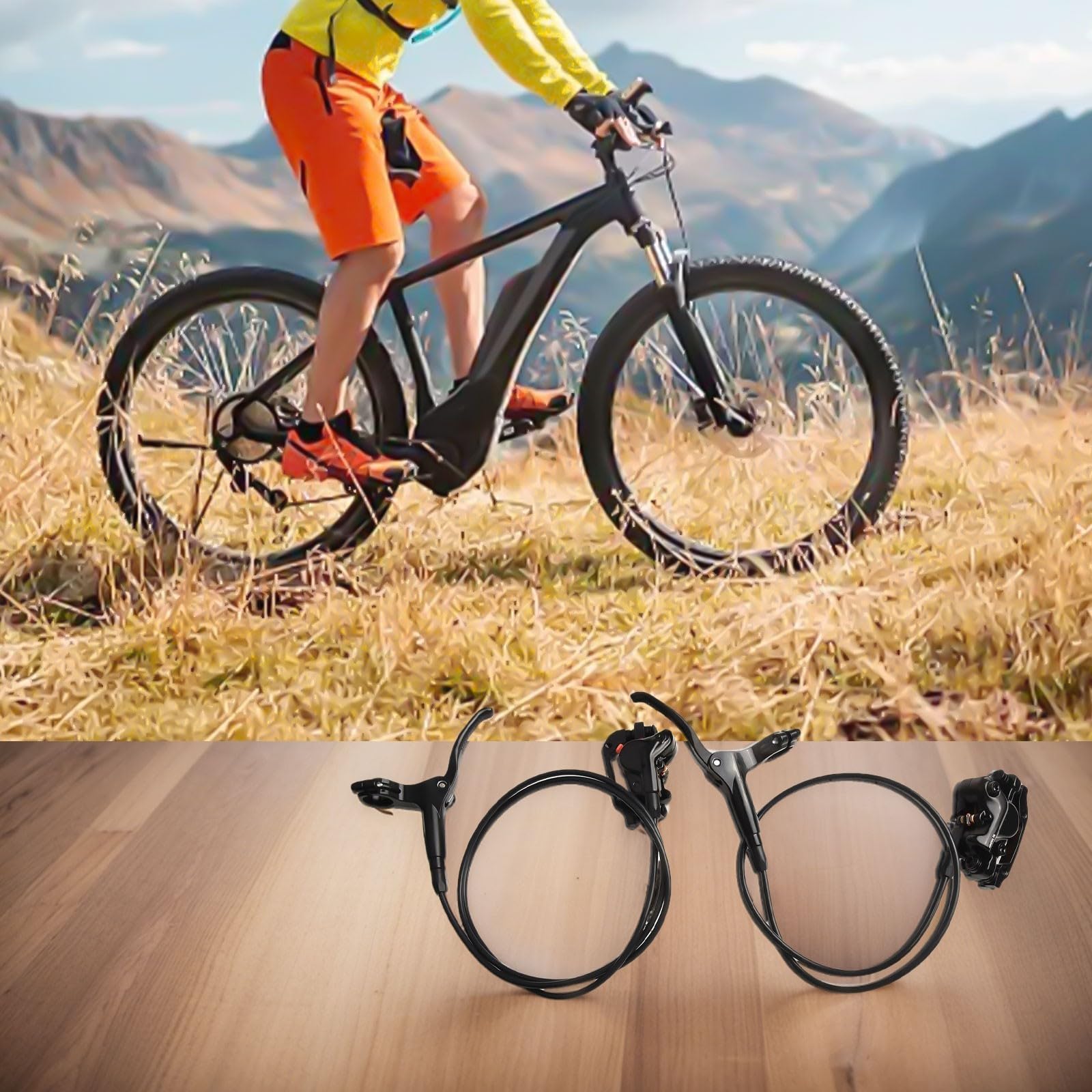 Frein à disque pour vélo Système hydraulique efficace avec levier réglable (gauche, avant, droite)