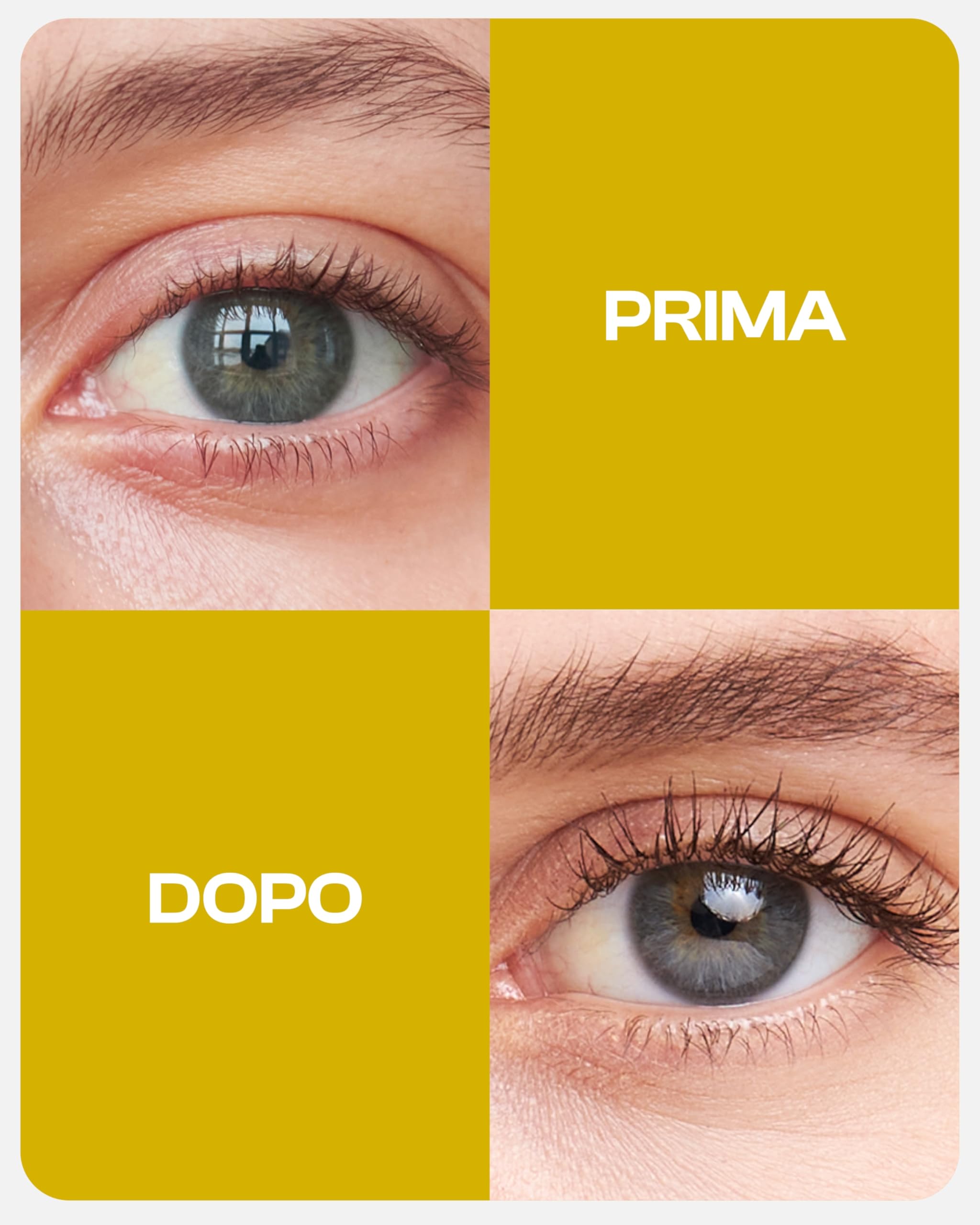 Nuvega Lash - Siero Ciglia e Siero Sopracciglia Vegano per Ciglia Lunghe in Sole 4-6 Settimane I Eyelash Serum Rigenerante I Siero Crescita/Allungamento Ciglia I Prodotto in Germania I 3ml