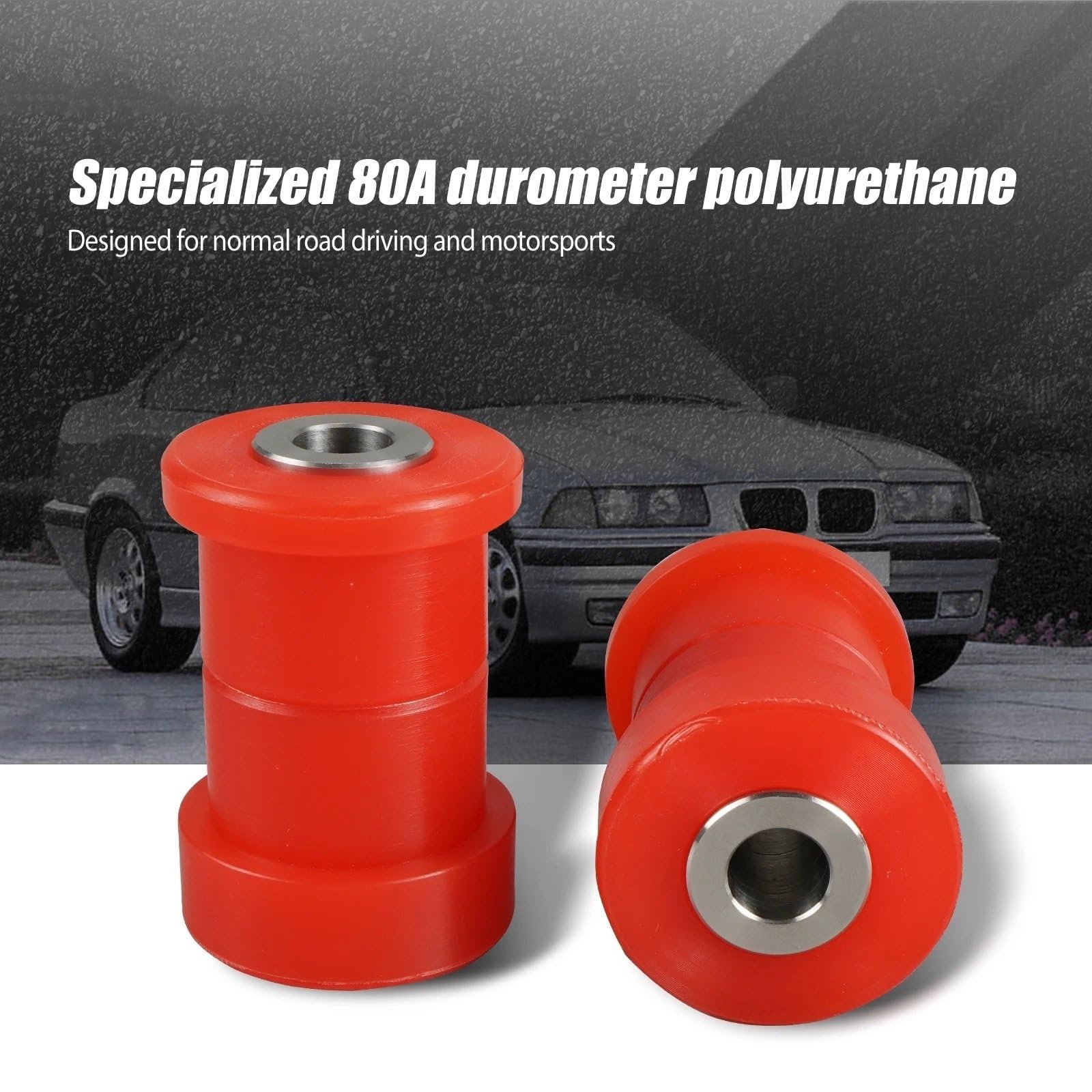 Zawieszenie tłumika (2 sztuki) PU 80A, wewnętrzny tylny blok górny cichy do BMW E36 E46 Z4 E85 E83 E86 E89