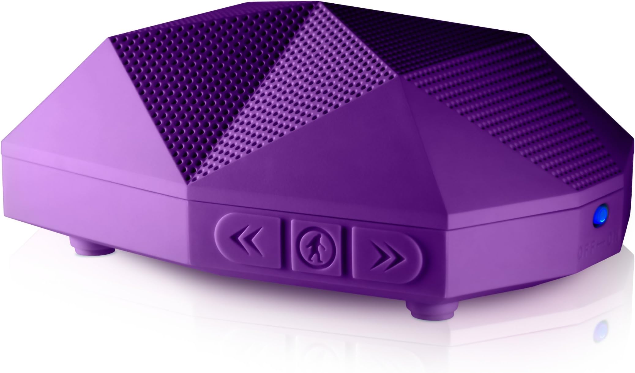 Outdoor Tech OT1800 Turtle Shell 2.0 - Rugged Water-Resistant Wireless Bluetooth Hi-Fi Speaker (Purple)