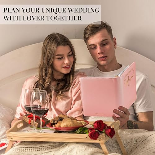 Miniatura 6 de JUBTIC Wedding Planner Book and Organizer for The Bride - Unique Engagement Gift for Newly Engaged Couples Wedding Notebook Wedding Planning Book