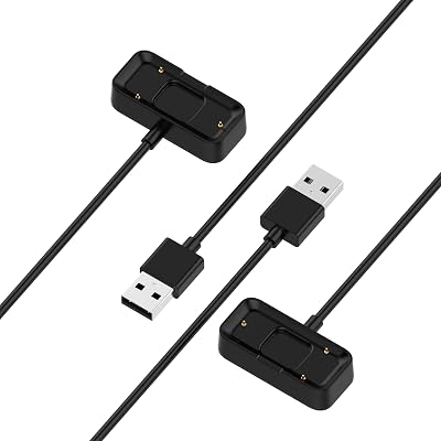 NineHorse Compatible with Withings Pulse HR Charger USB Cord Replacement Charger Dock Station Stand for Withings Pulse HR Watch Accessories (Black&Black)