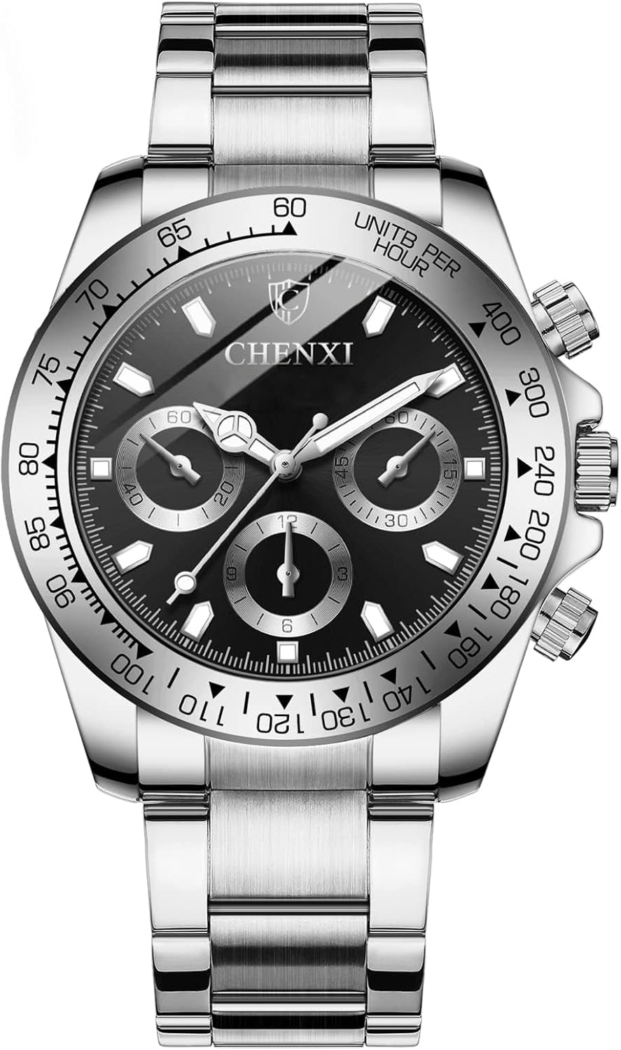 FANMIS Classics Business Analog Watch Big Face Quartz...