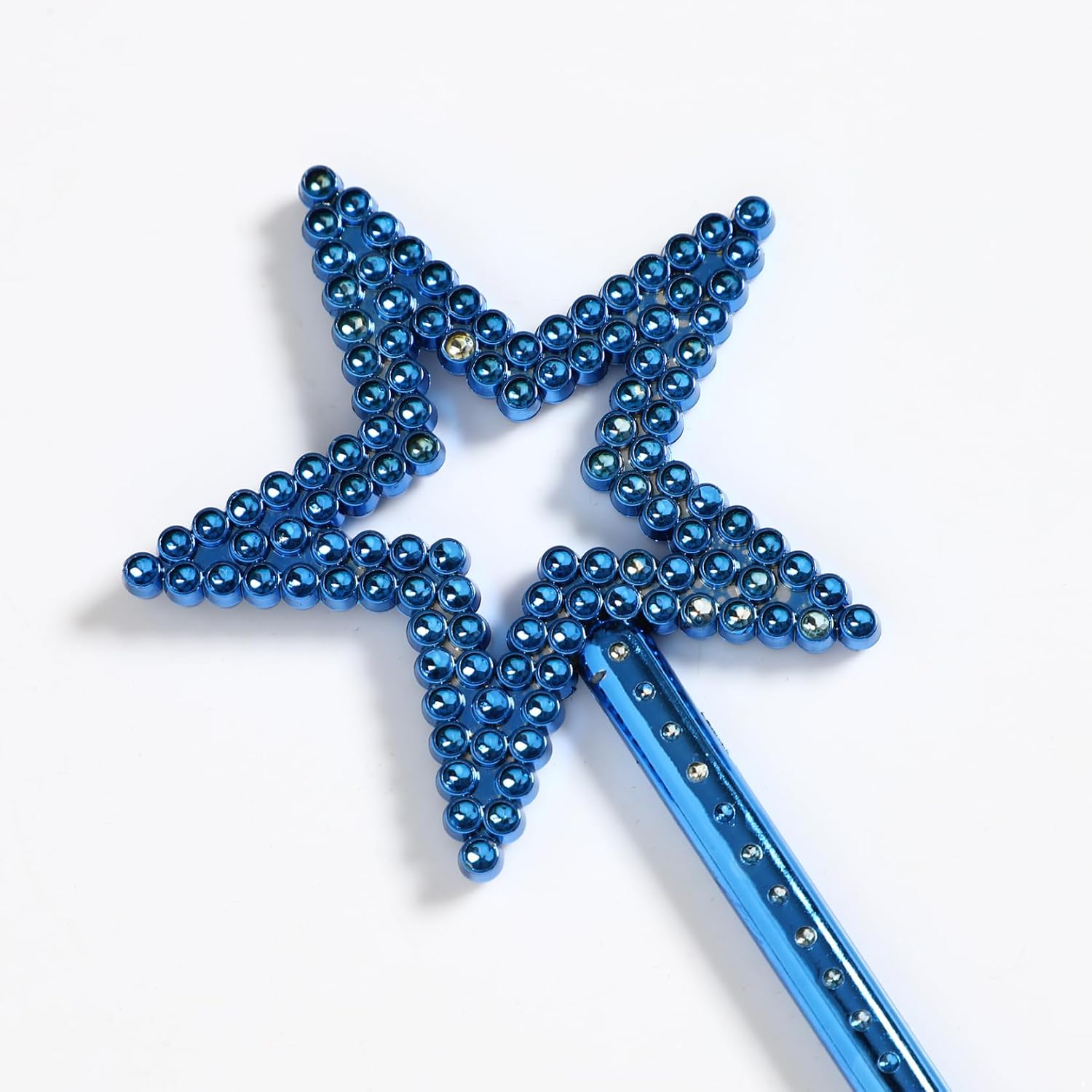 Star Magic Wand Angel Fairy Wands Witch Magic Stick Props for Kids Halloween Party Navy Blue One Size