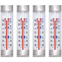 Refrigerator Thermometer Freezer 4pcs Thermometers Shatter Proof Gauge for Home Kitchen Bedroom Freezing Gagdet Tool Refrigerator Thermometer