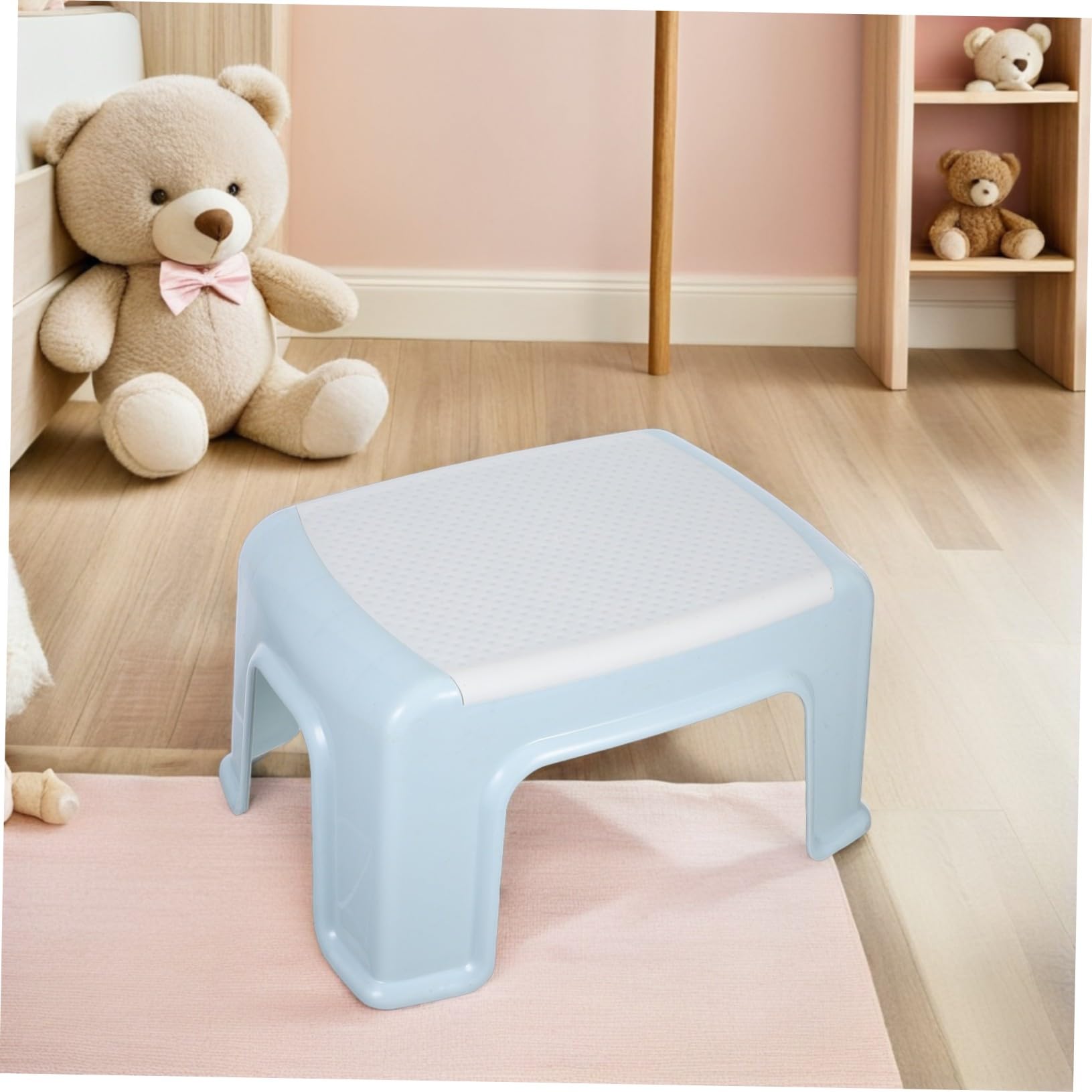 Taburete de Plástico Infantil para Cambiar Zapatos Entrada