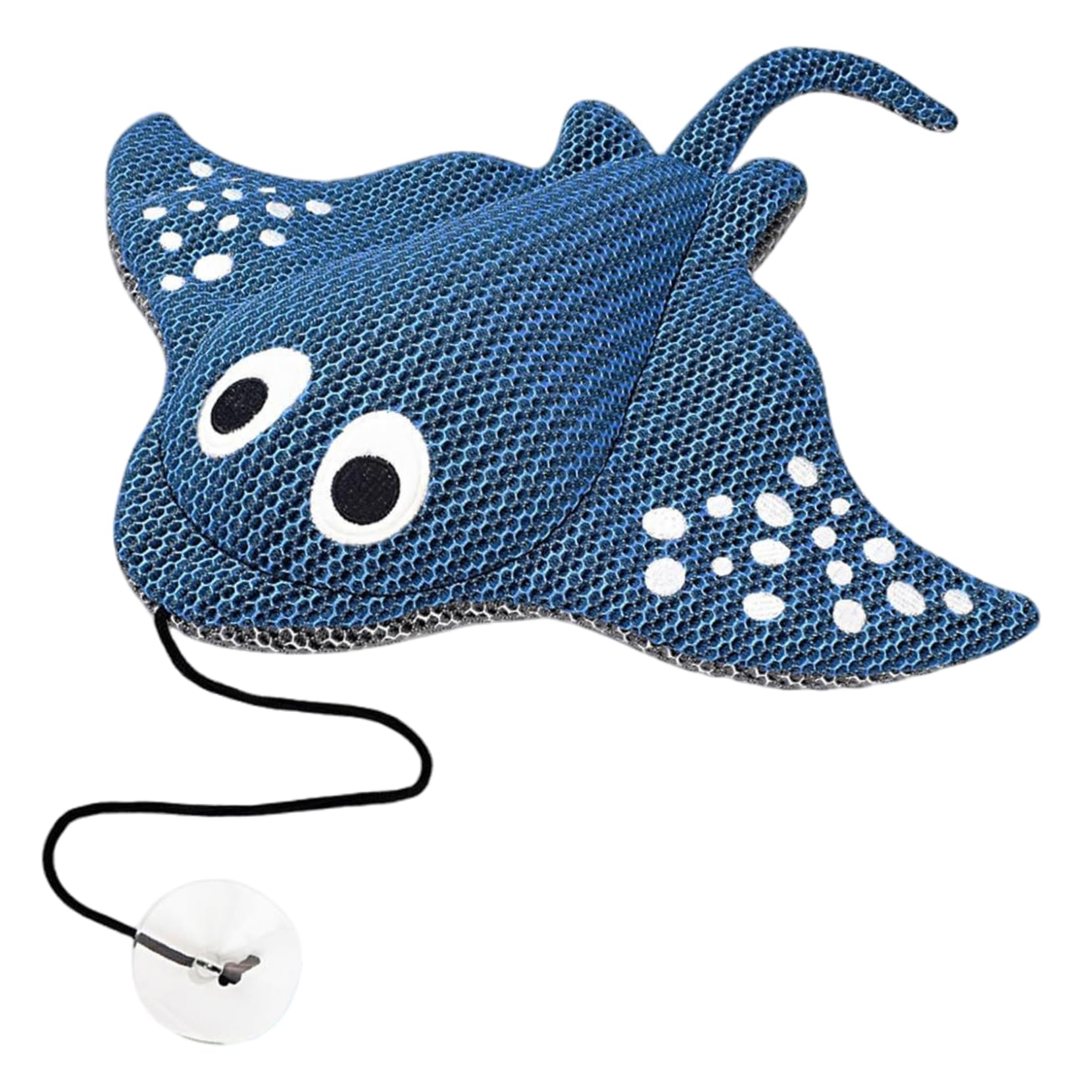Nirelief Hot Tub Scum Absorber, Cute Manta Ray Hot Tub Sponges Scum Collector, 14x13 Reusable Washable Oil Absorber Cleaner Accessories for Adults Sponge Accessories