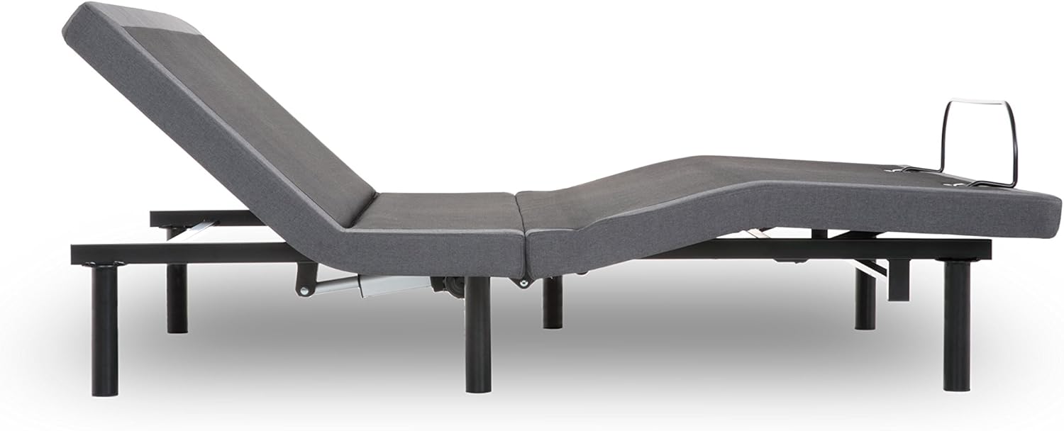 iDealBed Custom Comfort Adjustable Bed Base, Wireless, Massage, USB Charge Ports, Zero-Gravity, Memory Presets, Twin, X-Large