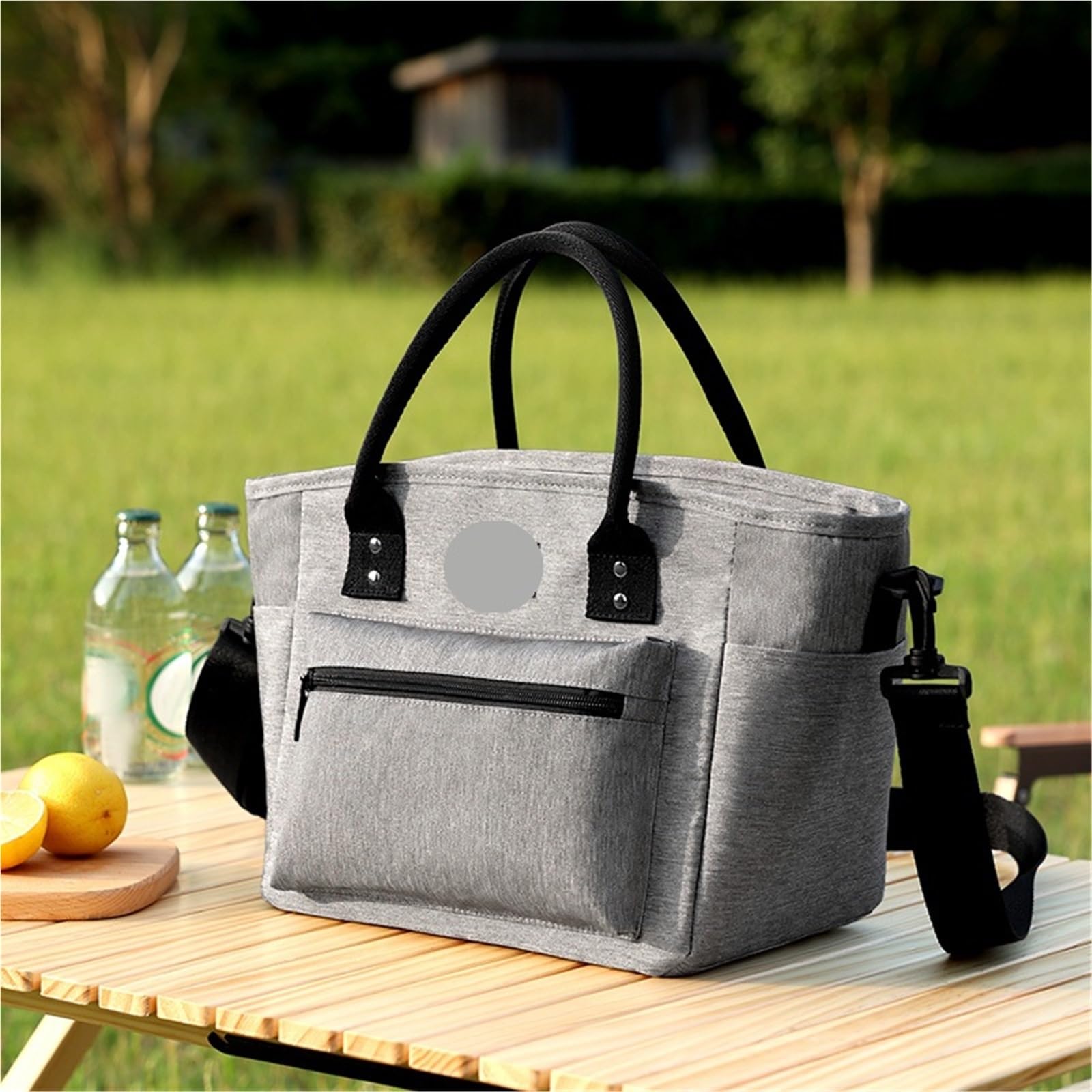 Borsa riutilizzabile di grande capacità for uomini e donne, adatta for viaggi, lavoro, picnic, borsa di grande capacità ，Borsa da campeggio(Pink)