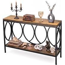 Aduanbang Farmhouse Console Table Rectangular Sofa Table