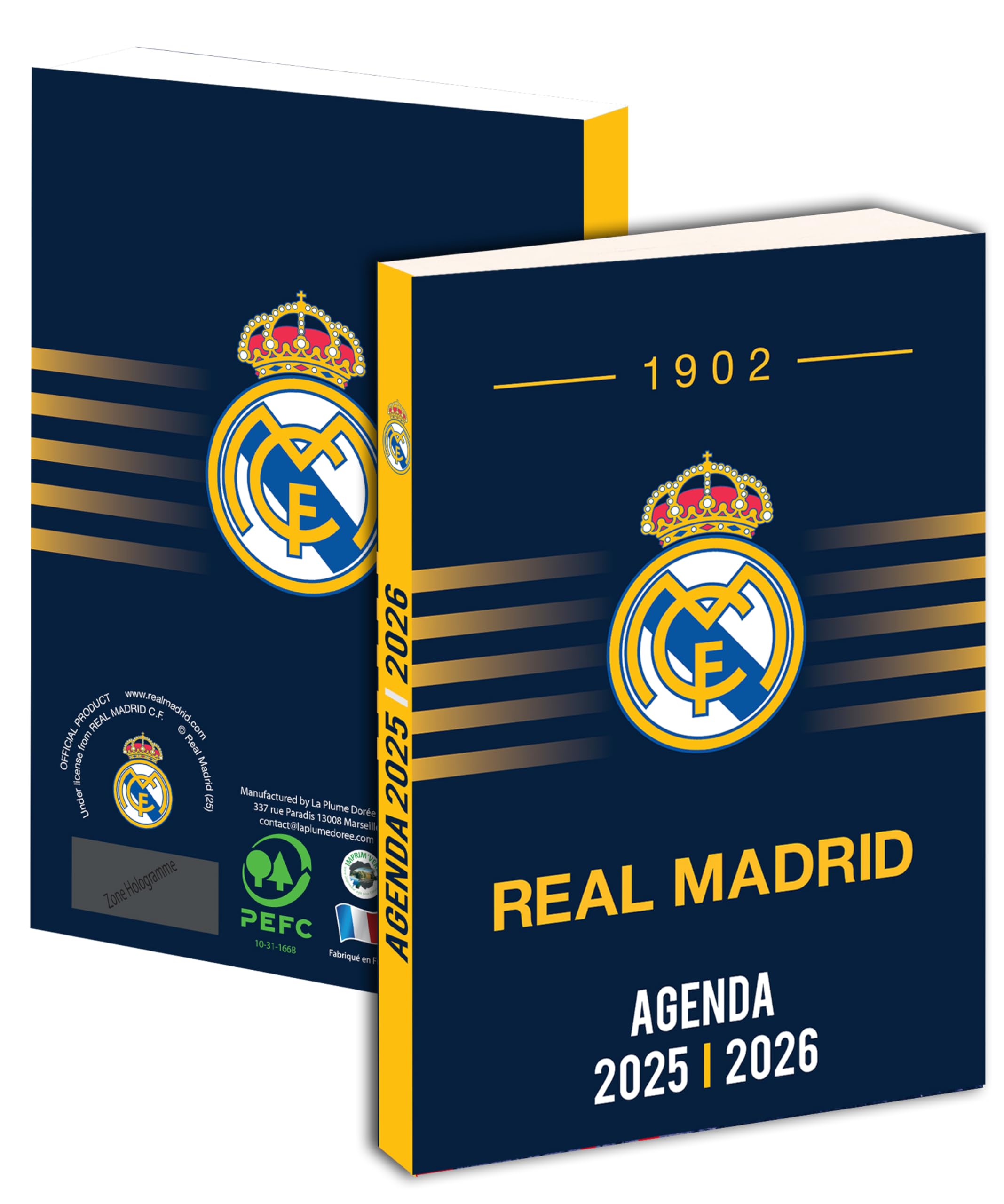 Real Madrid Agenda Escolar Real 2025 2026 - Colección Oficial