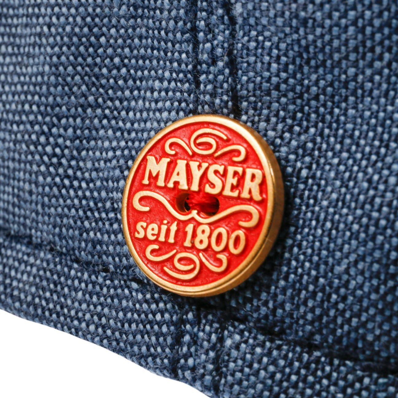 Mayser Sidney lniana czapka z daszkiem, lniana czapka z daszkiem, lniana czapka męska – Made in The EU z daszkiem, podszewka na wiosnę i lato
