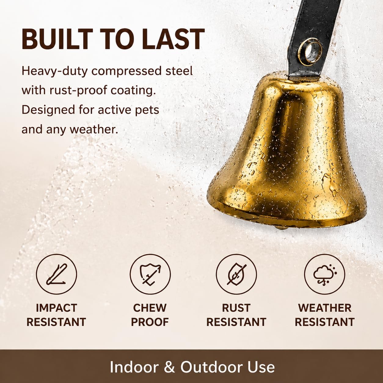Retro Doorbell, Traditional Metal Shopkeepers Bell for Home, Office, Store image 5
