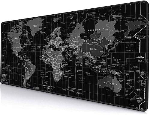 Large Gaming Mouse Pad with Stitched Edges, Desk Mat Extended