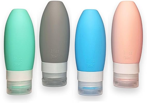 Frete Grátis Kit 4 Dispenser Silicone Porta Shampoo Creme e Etc.