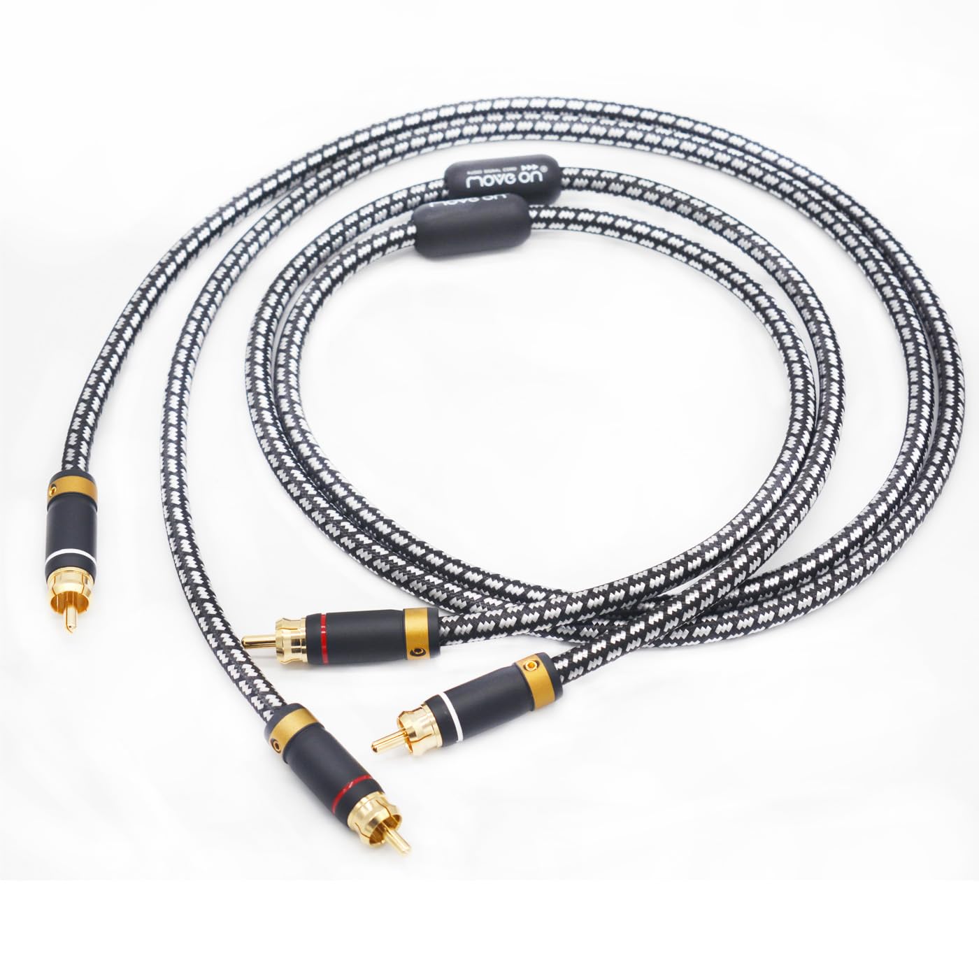 Primeda audiophile RCA cable, 1M/3.2FT 2 rca male to male - Image 4