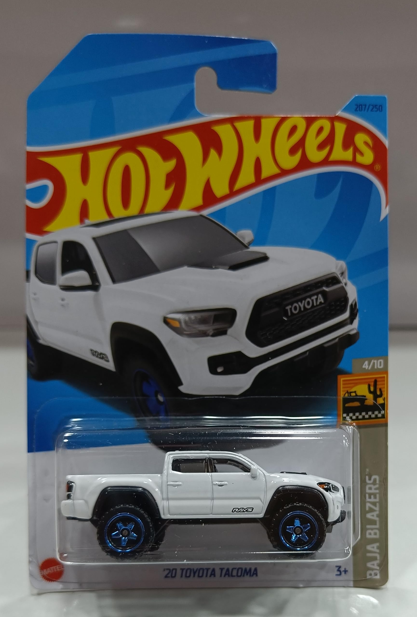 Hot Wheels Baja Blazers 4/10 20 Toyota Tacoma 207/250 Die Cast Car New Edition 2023 - White (B0CD7HK9ZJ) Amazon Price History, Amazon Price Tracker