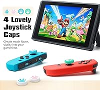 Vista 7 de MoKo Joycon Joystick de repuesto, 24 piezas, kit de reparación Joycon, 4 unidades de palillos analógicos 3D para Nintendo Switch OLED 2021Switch