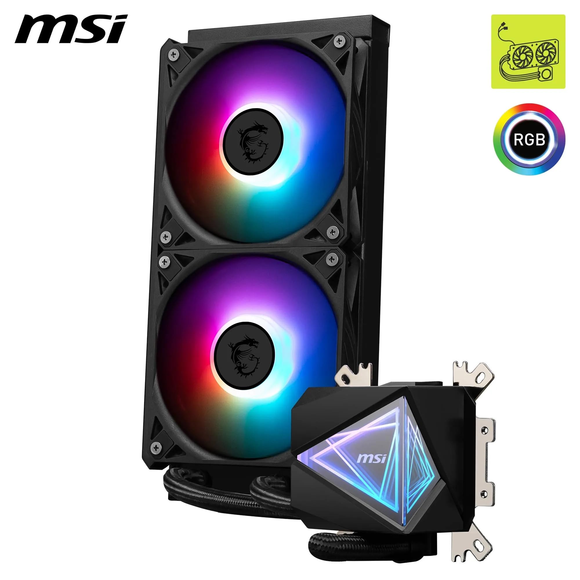 Amazon.co.jp: MSI MAG CORELIQUID I240 240mm簡易水冷CPU