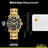 Invicta Men's 0072 Pro Diver Collection Chronograph 18k Gold-Plated Watch