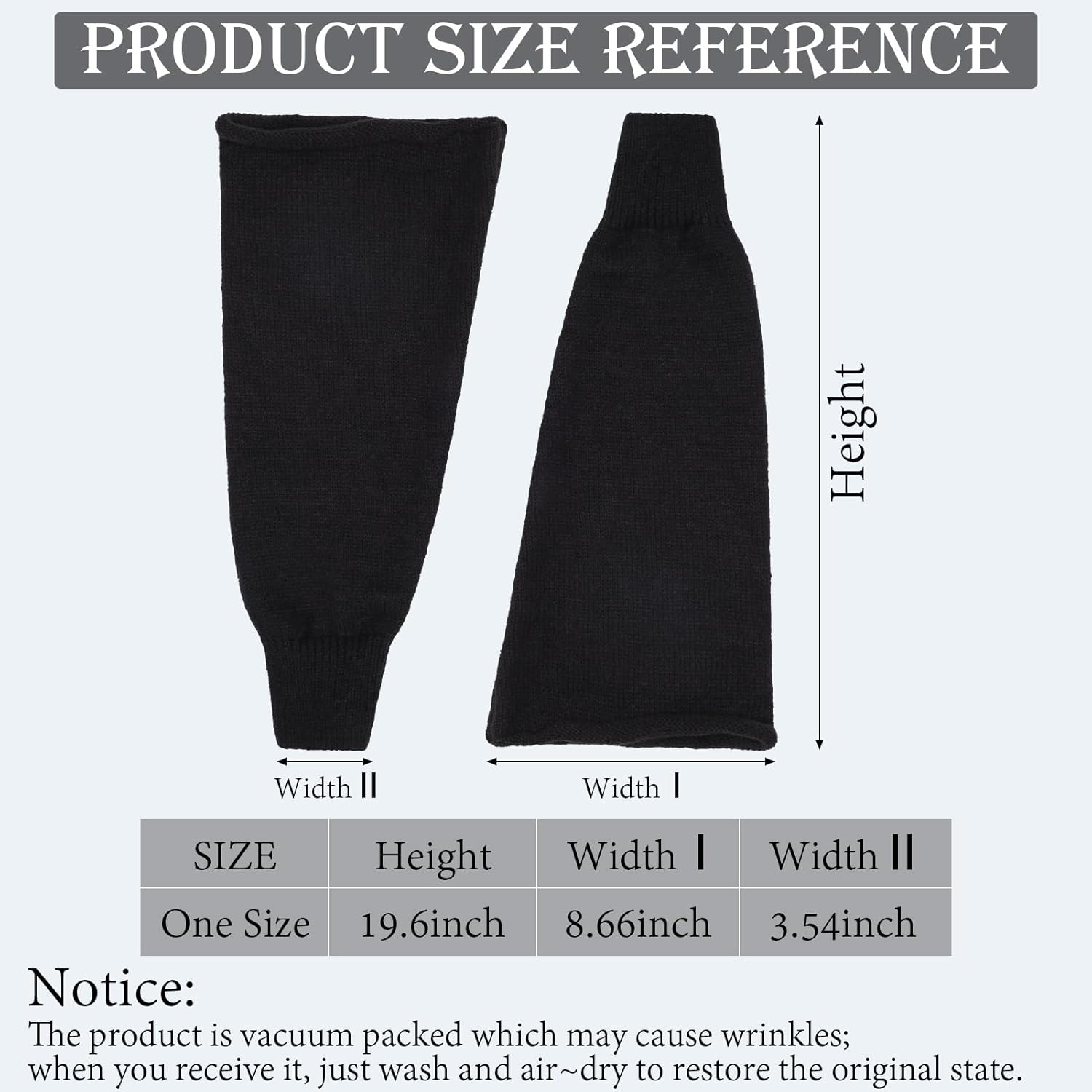 Jspupifip Leg Warmers for Girls, Knit Flared Long Leg Sleeves Socks, Y2K Kawaii Winter Accessories Halloween Christmas - Image 7