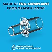 Vista 3 de BACtrack Boquillas profesionales con alcoholímetro (1000 unidades) Compatible con probadores de alcohol BACtrack S80, Trace, Scout, Element y S75