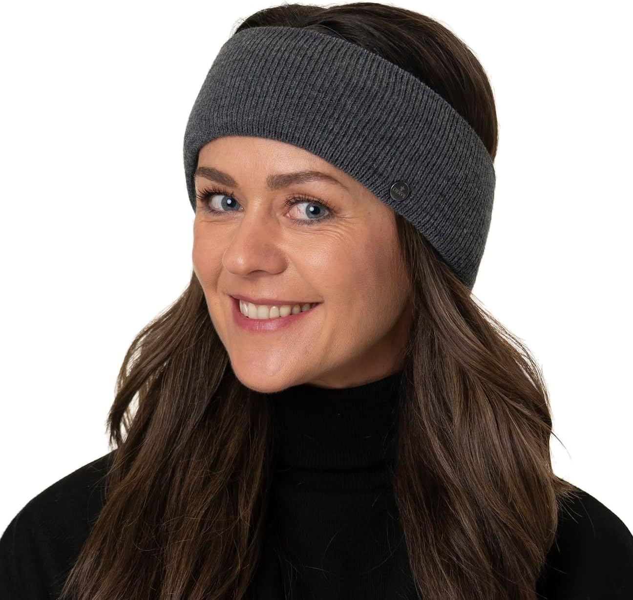 Lierys Classic Mono Headband Ribbed Polyacrylic Made in Germany Unisex Autumn Winter