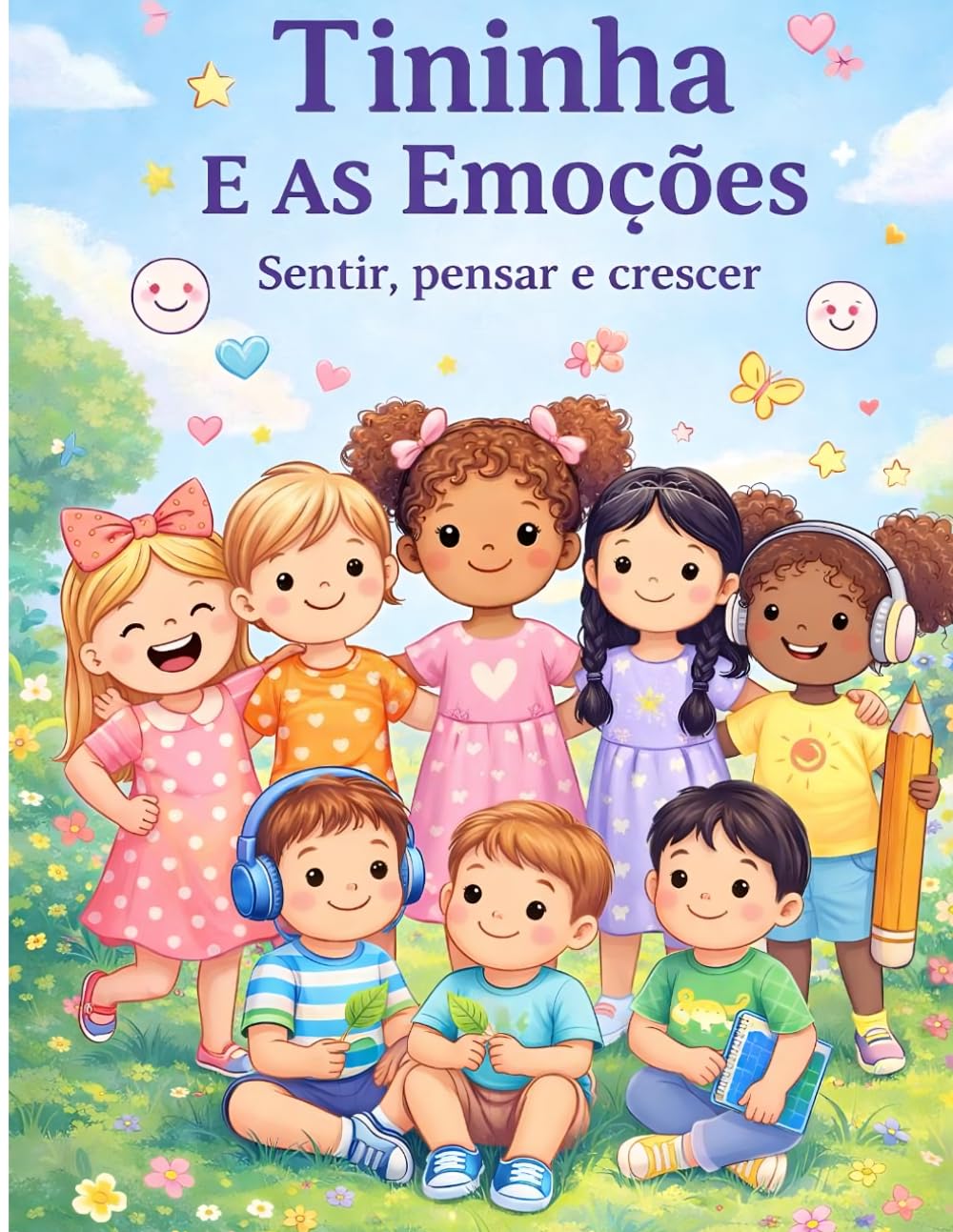 Tininha e as Emoções: Livro de colorir para crianças