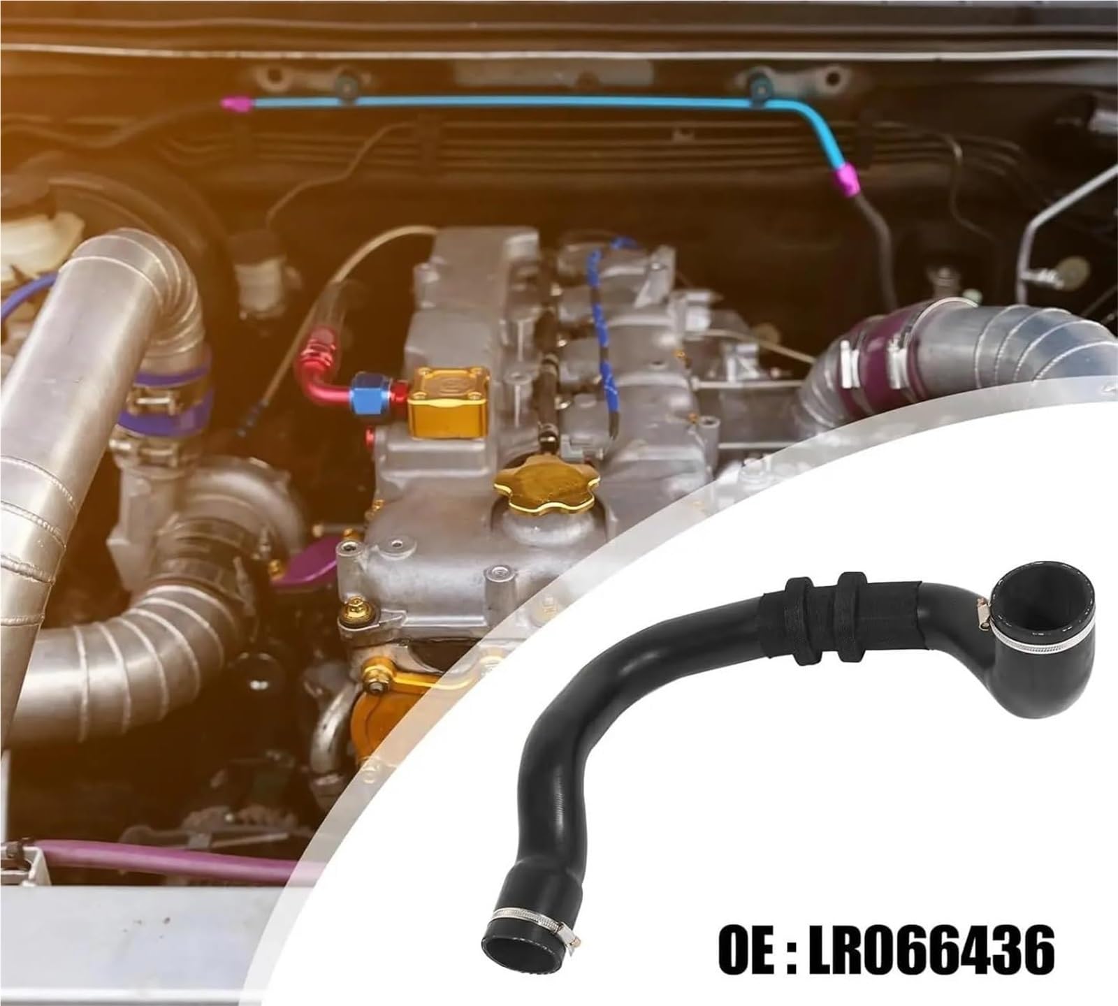 Genérico Manguera de refrigeración del Motor del automóvil para Land para Rover para Discovery para Sport Intercooler para Manguera para Tubo para Turbo para para
