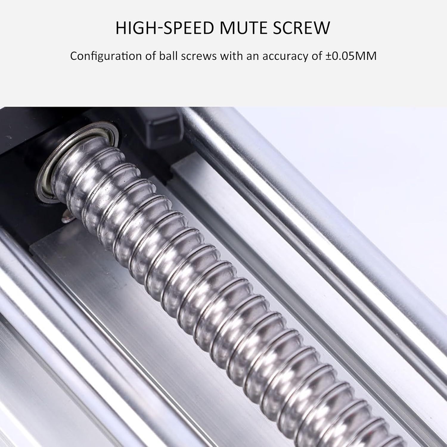 Manual Linear Sliding Table, 100-500mm Dual Optical Axis Slide Rail, Aluminium Alloy Slide Stage Guide with Handwheel, Accurate Guide Platform for Non Standard Automation(100mm)
