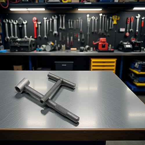 Miniatura 8 de Junfamilee Llave inglesa de reparación de tornillo de válvula, herramienta de ajuste de agujero hexagonal cuadrado para motocicleta, scooter,