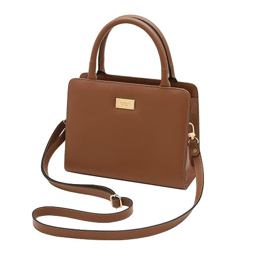 Bolsa Feminina Tote Alça Transversal Couro Legítimo Fechamento Zíper Maia