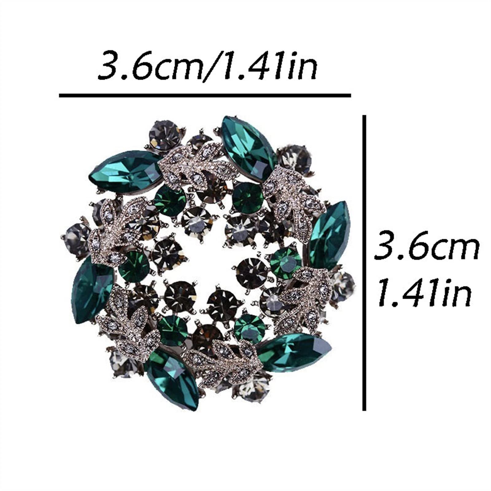 WXKAGF Broches de Mujer, Broche de Bauhinia de Estilo Vintage, Broche de Flores Exquisito y Lujoso de Alta Gama para Mujer, Accesorios para Traje y Vestido, Broche