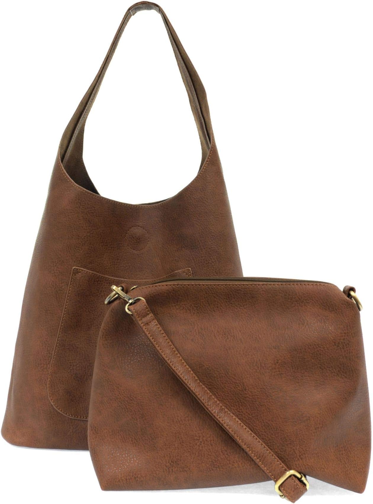 Joy Susan Womens Molly Slouchy 2-in-1 Hobo Handbag