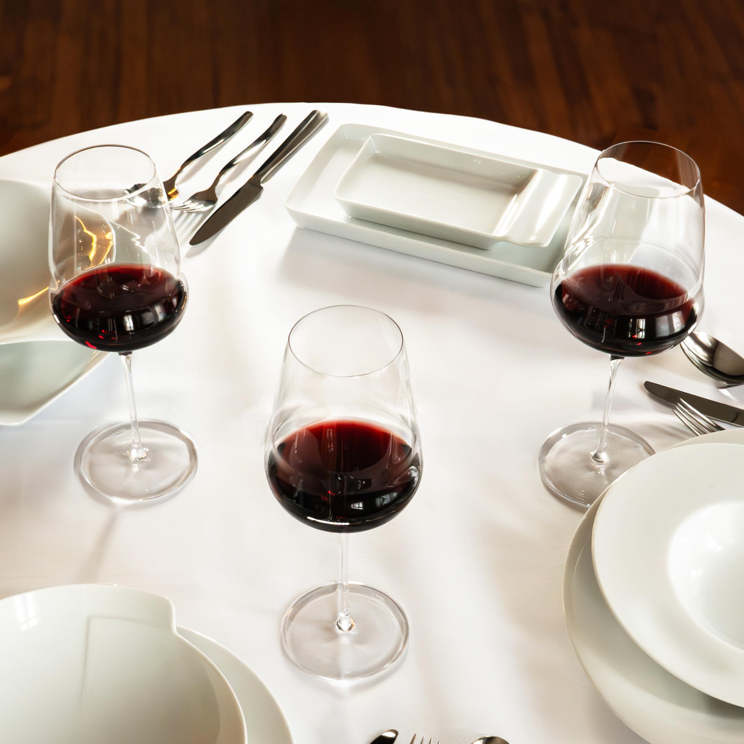 Stölzle Lausitz Set de 6 Copas Bordeaux Cocoon, 745 ml – Copas de Vino Tinto Premium para Bordeaux – Cristal Extravagante para Óptima Liberación de Aroma – Aptas para Lavavajilla
