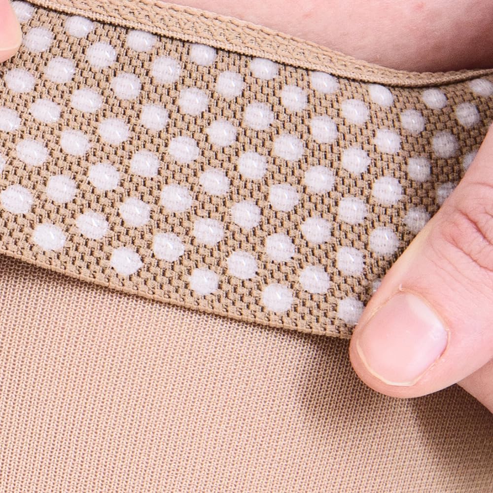 Dott. Piazza Autoreggenti Terapeutiche in Microfibra Soft - Classe I di Compressione - CL1- K1- Punta Aperta - Beige
