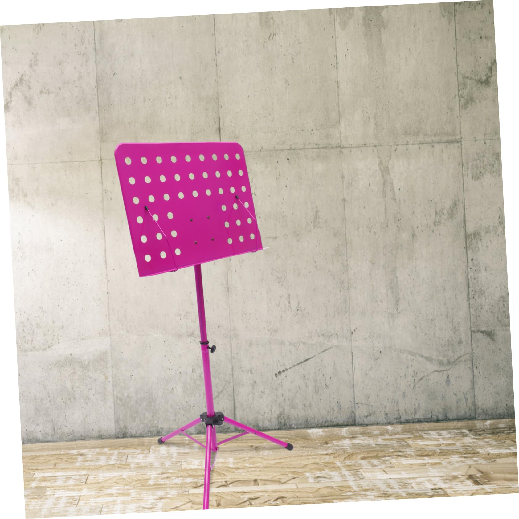 ibasenice Supporto Per Spartiti in Lega Di Alluminio Compatto Pieghevole Treppiede Per Chitarra Violino Sassofono Supporto Girevole A 340° Non Leggero Casuale