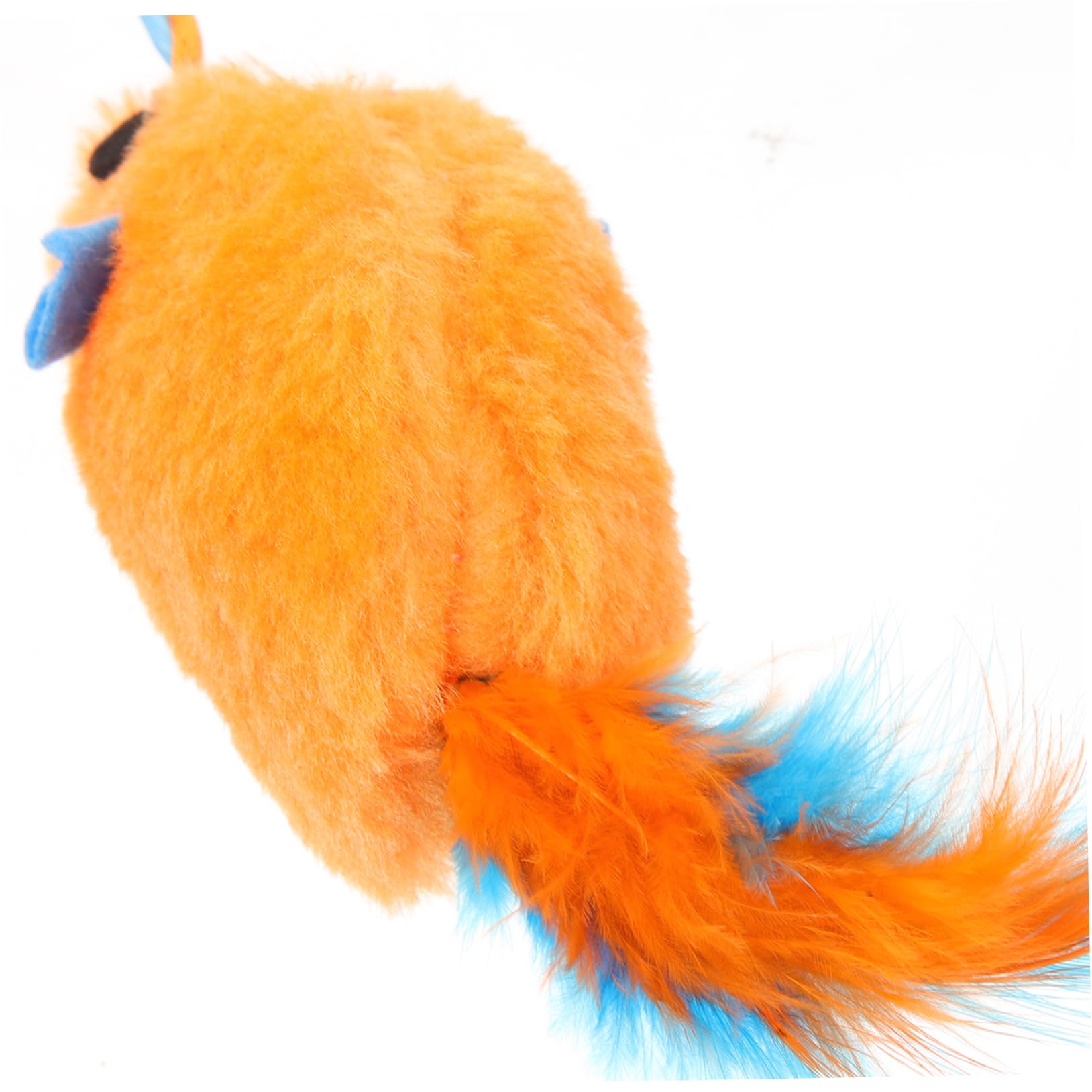 Toyvian Jouet pour Chat Intérieur avec Souris en Peluche et Clochette en Plastique, Jouet Interactif pour Chaton, Exercice et Amusement Garantis