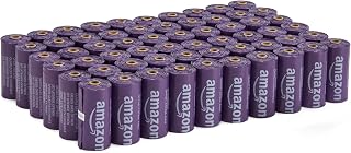 Amazon Basics Premium Lavender Scented Dog Poop Bags, 900 Leak-Proof Bags (60 Rolls, 13x9 Inch Large)