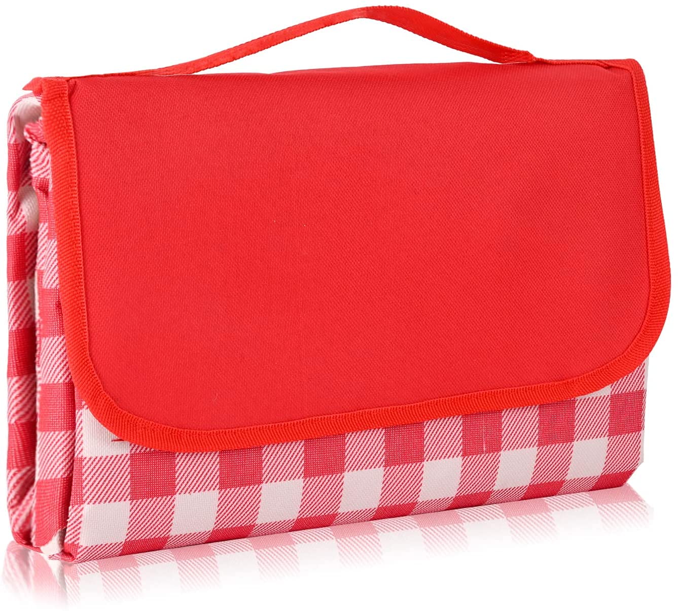 Picnic Blanket with Waterproof Backing Foldable Sand Proof Beach Rug Mat for Family Outdoor Camping Party, Travel Rug for Hiking (200 x 200 cm)