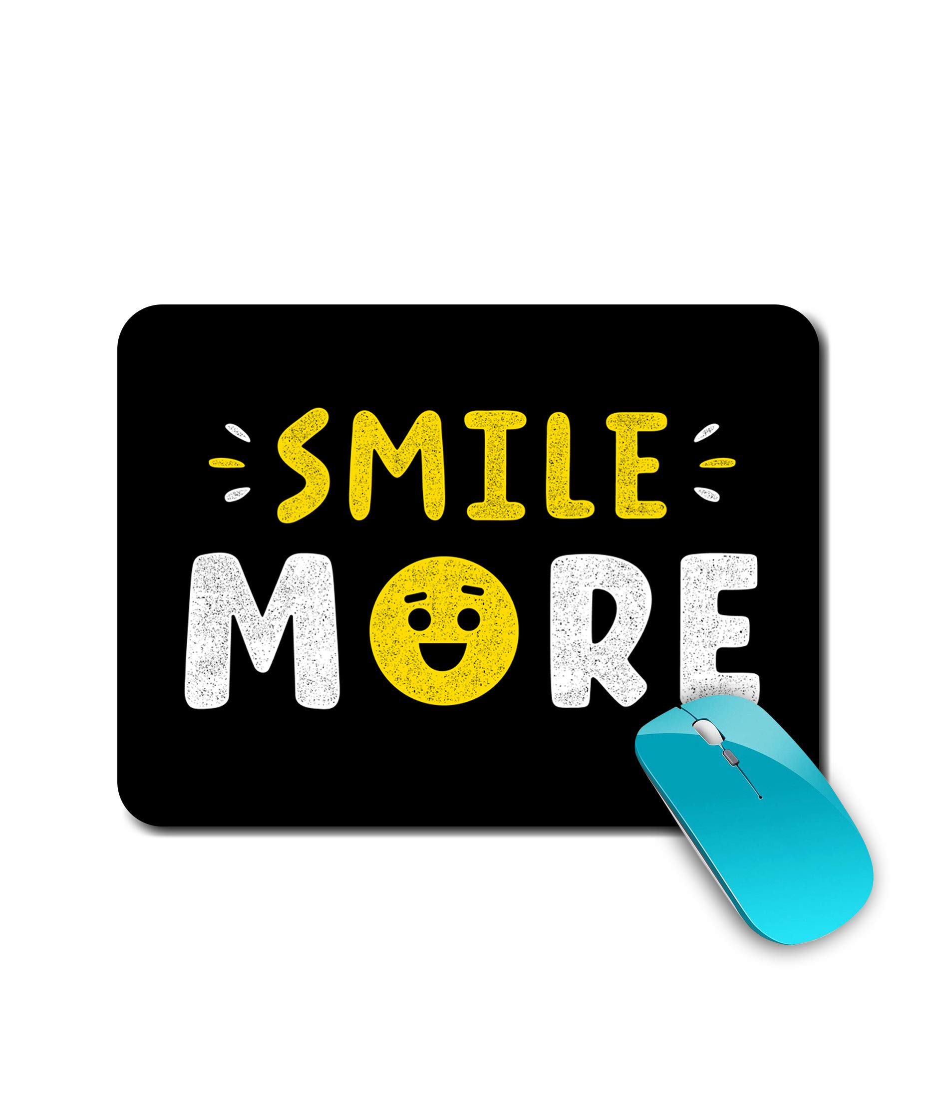 Coverkick Smile be Happy | Smile | Motivation Quotes | Colorful |Creative | Printed Mouse Pad/Designer Waterproof Coating Gaming Mouse Pad for Computer/Laptop (Multi3) (B08HHM2W88) Amazon Price History, Amazon Price Tracker