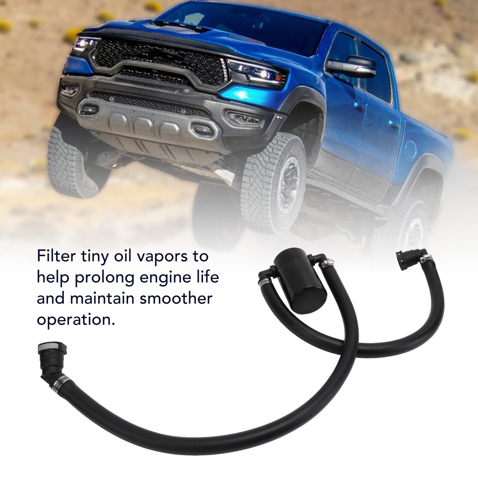 Oil Catch Can Kit, Evil Energy Catch Can, Kuuleyn 3oz Oil Catch Can Fine Mesh Filter Sturdy Aluminum Alloy Air Oil Separator Reservoir Tank for Vehicle