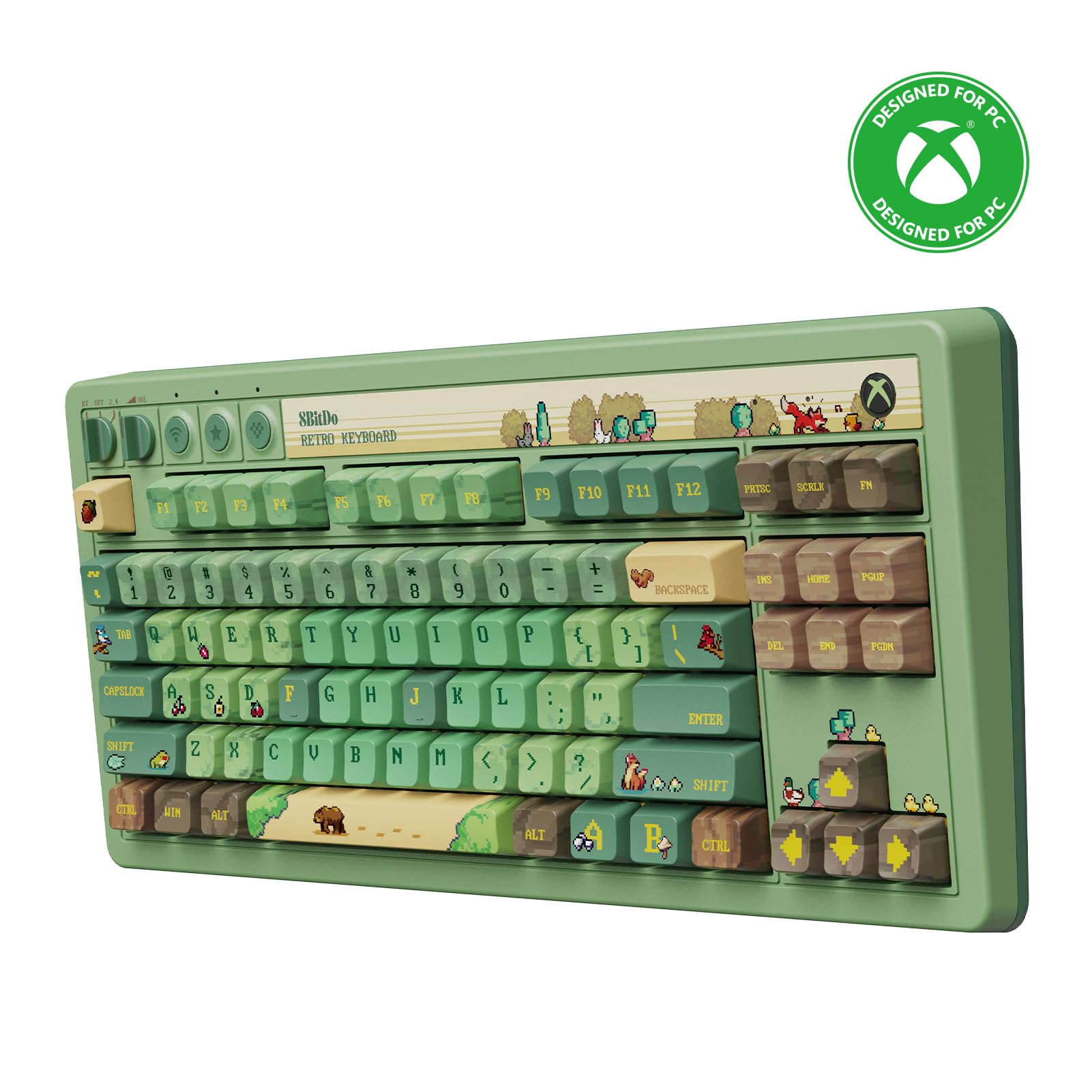 キーボード 8Bitdo Retro Mechanical Keyboard Amazon.com: 8Bitdo Retro 87 Mechanical Keyboard for Windows PC