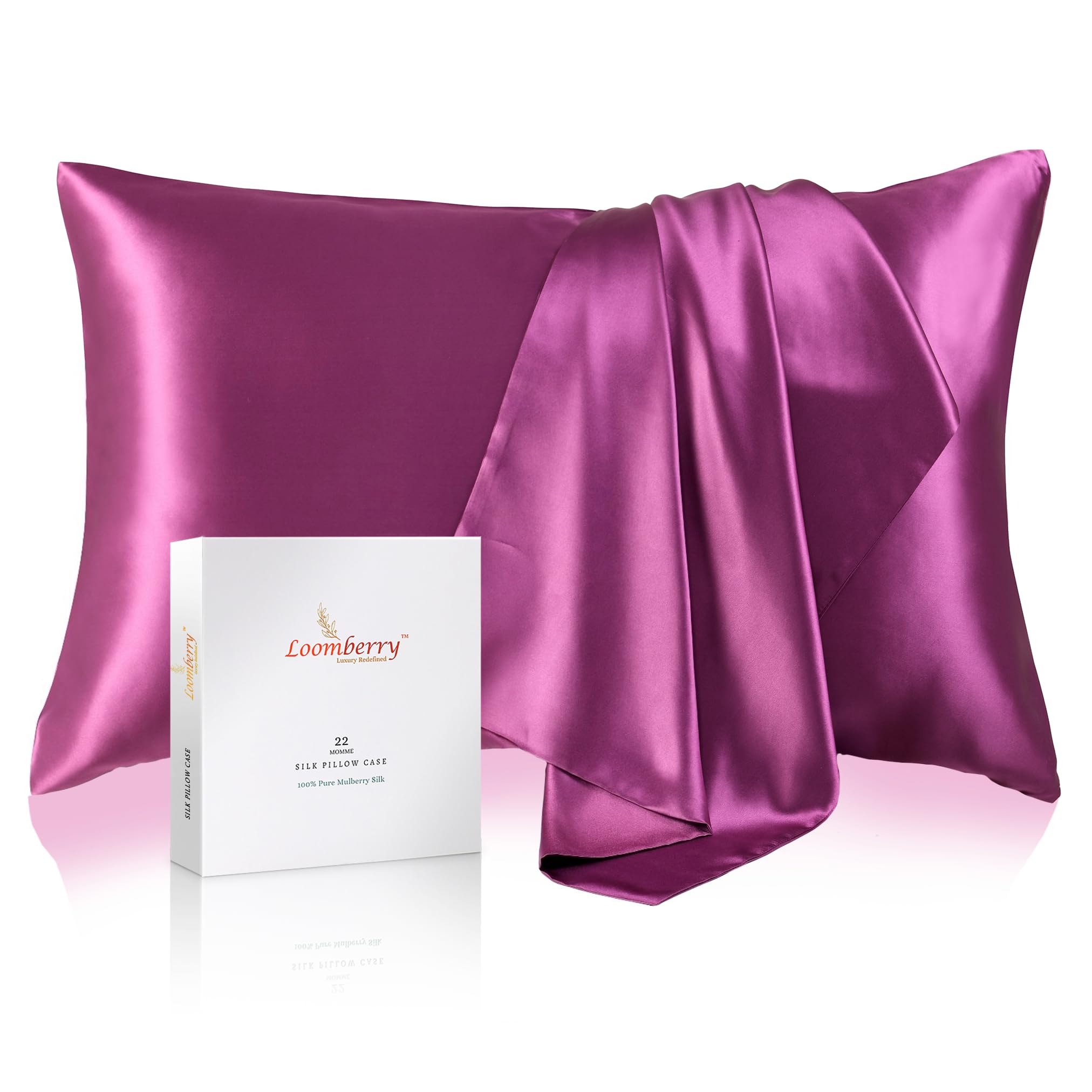 DISANGNI Funda De Almohada De Seda De Morera 100 % Natural Para Cabello